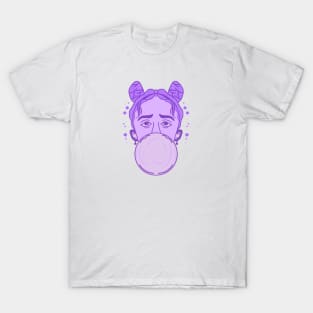 Purple Woman with Candy T-Shirt